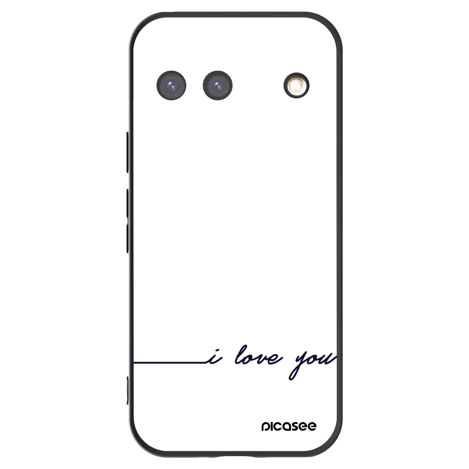 Picasee silikónový čierny obal pre Google Pixel 9 - Milujem ťa