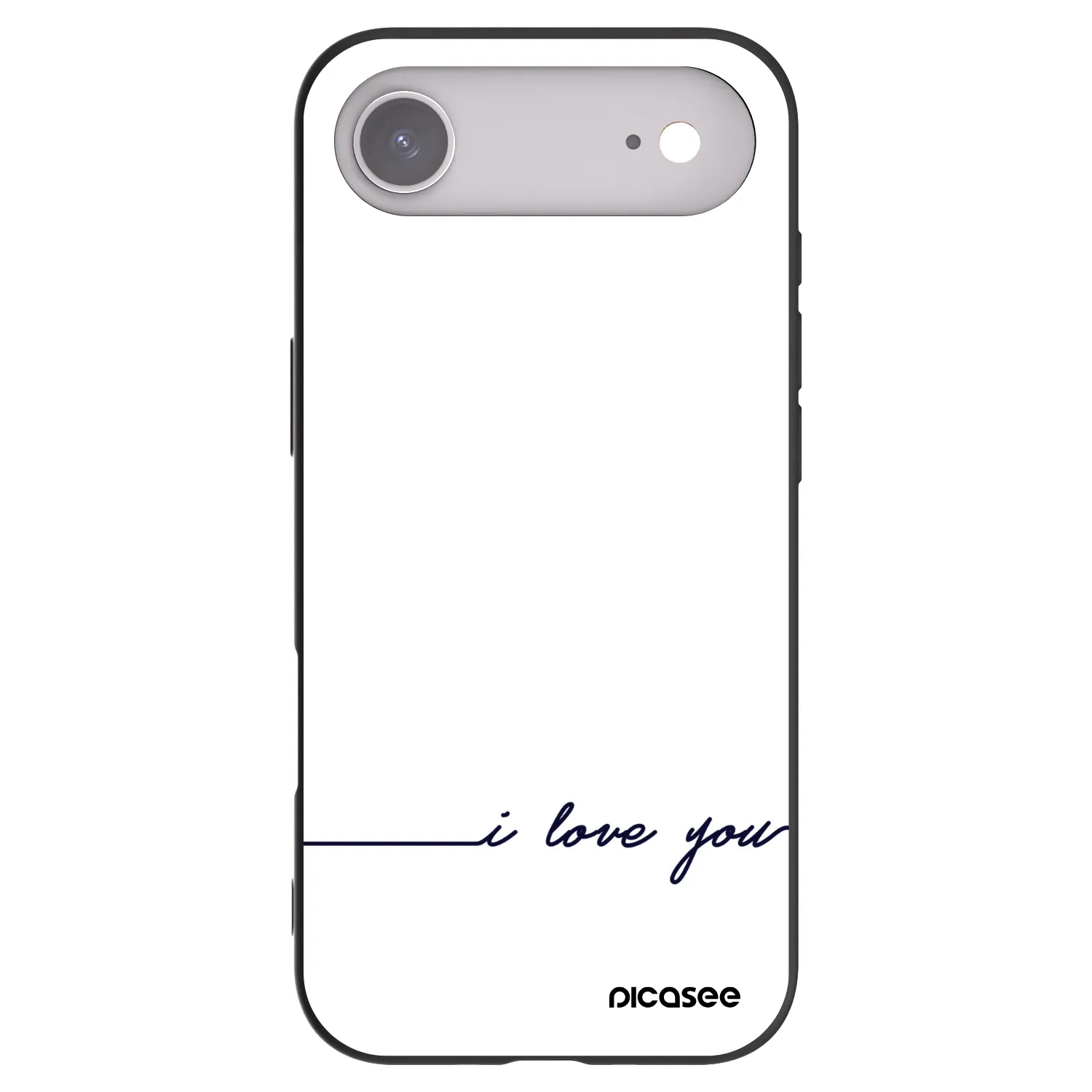 Picasee silikónový čierny obal pre Apple iPhone Air - Milujem ťa