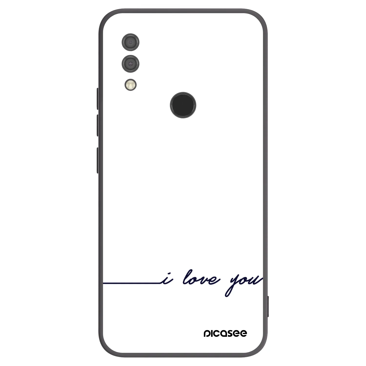 Picasee silikónový čierny obal pre Xiaomi Redmi 7 - Milujem ťa