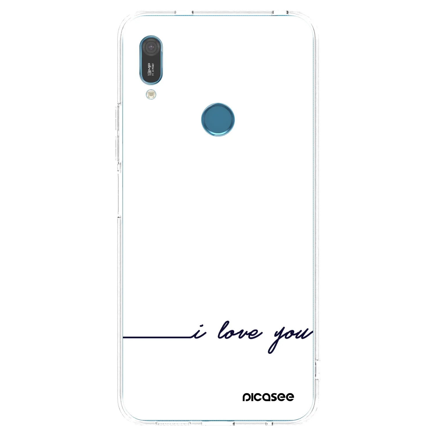Picasee silikónový prehľadný obal pre Huawei Y6 2019 - Milujem ťa