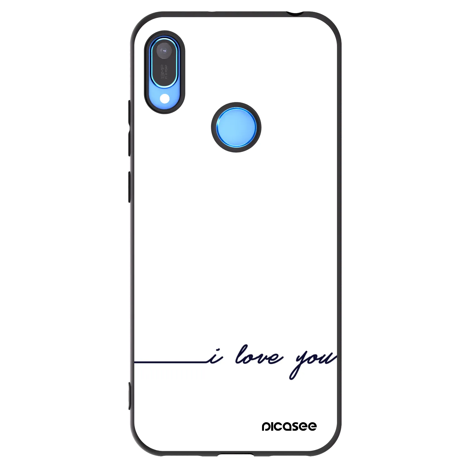 Picasee silikónový čierny obal pre Huawei Y6 2019 - Milujem ťa