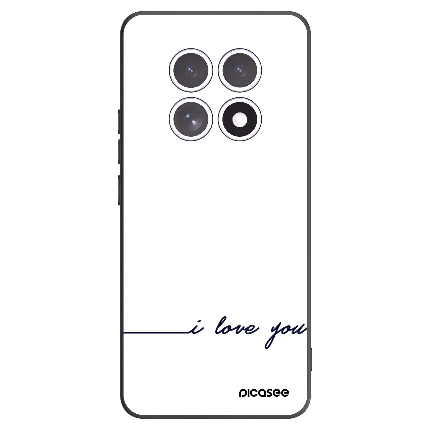 Picasee silikónový čierny obal pre Xiaomi Redmi Note 15 - Milujem ťa