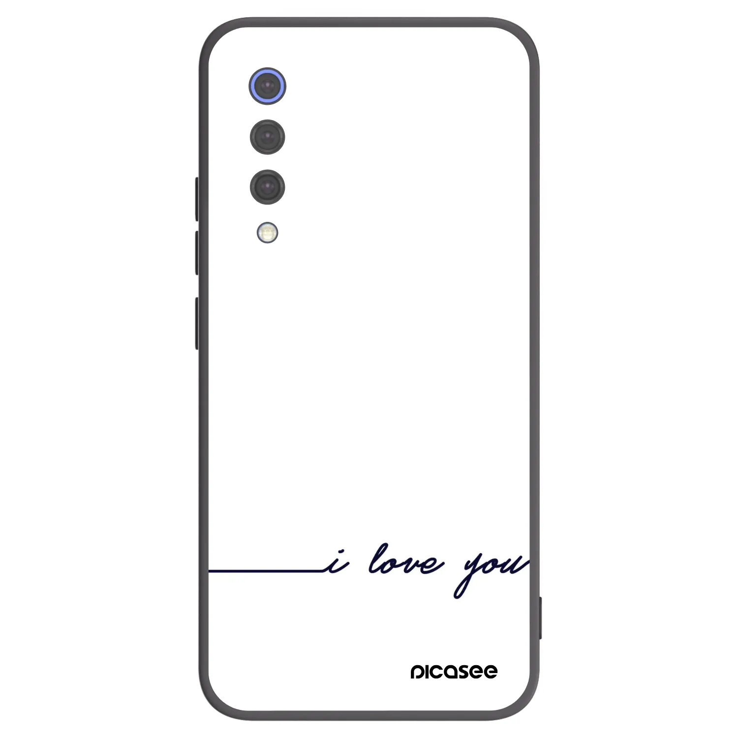 Picasee silikónový čierny obal pre Xiaomi Mi 9 SE - Milujem ťa