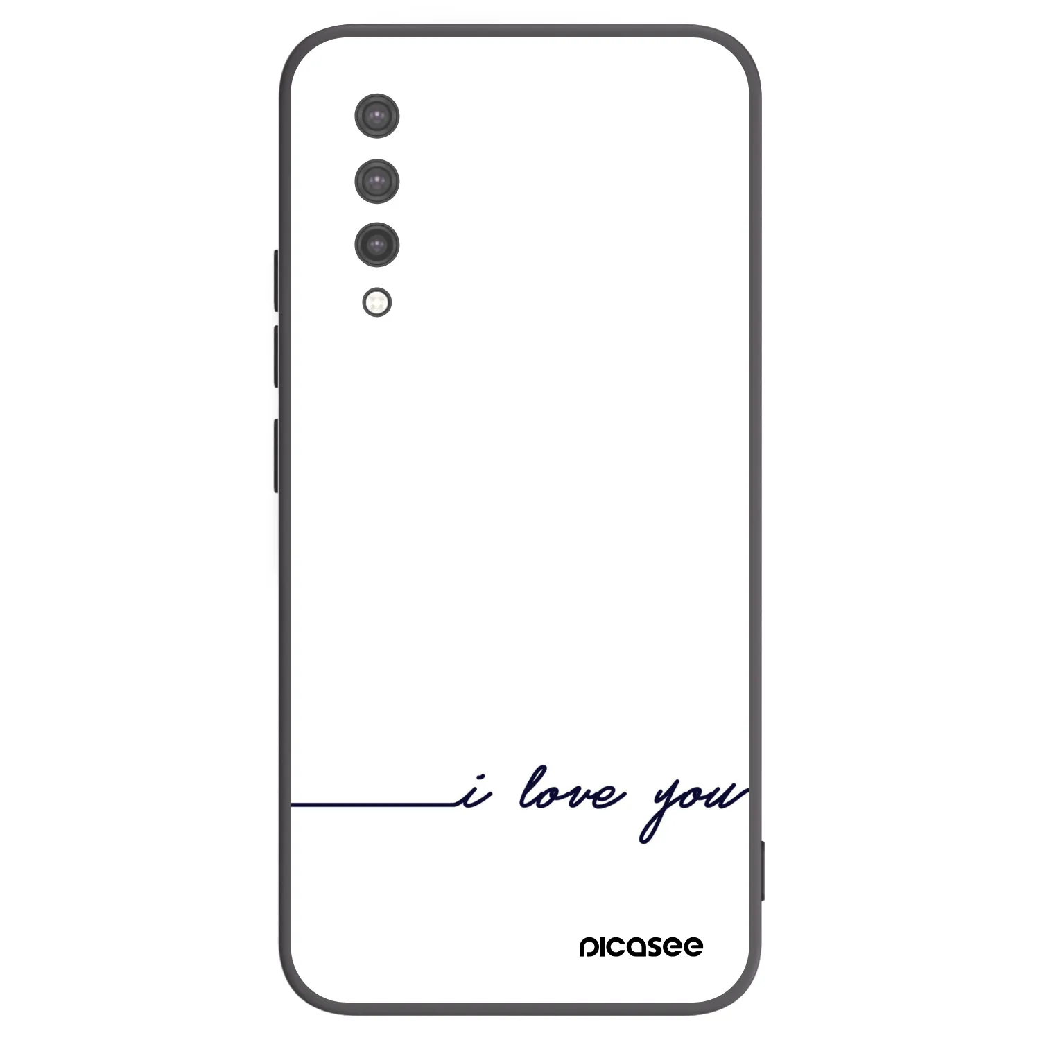 Picasee silikónový čierny obal pre Xiaomi Mi 9 Lite - Milujem ťa