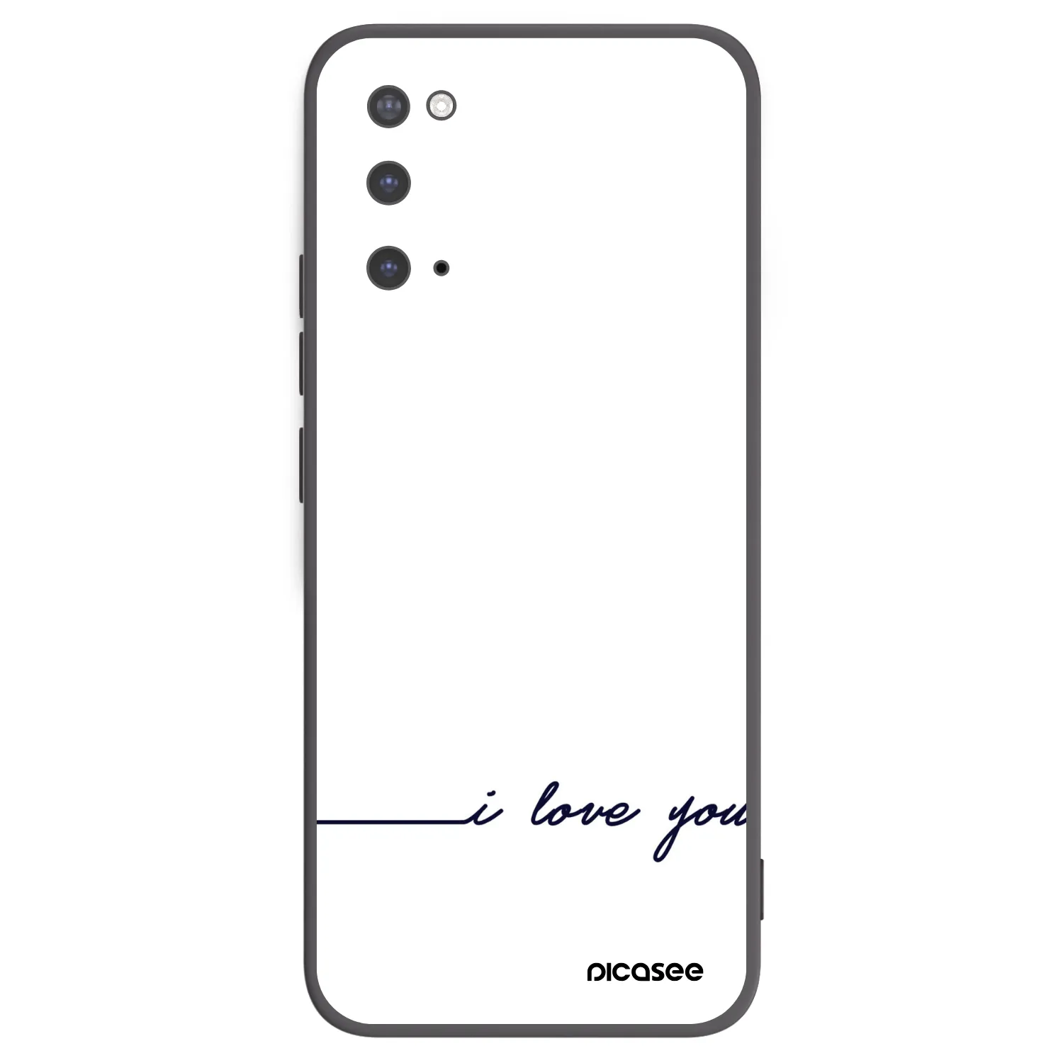 Picasee silikónový čierny obal pre Samsung Galaxy S20 G980F - Milujem ťa