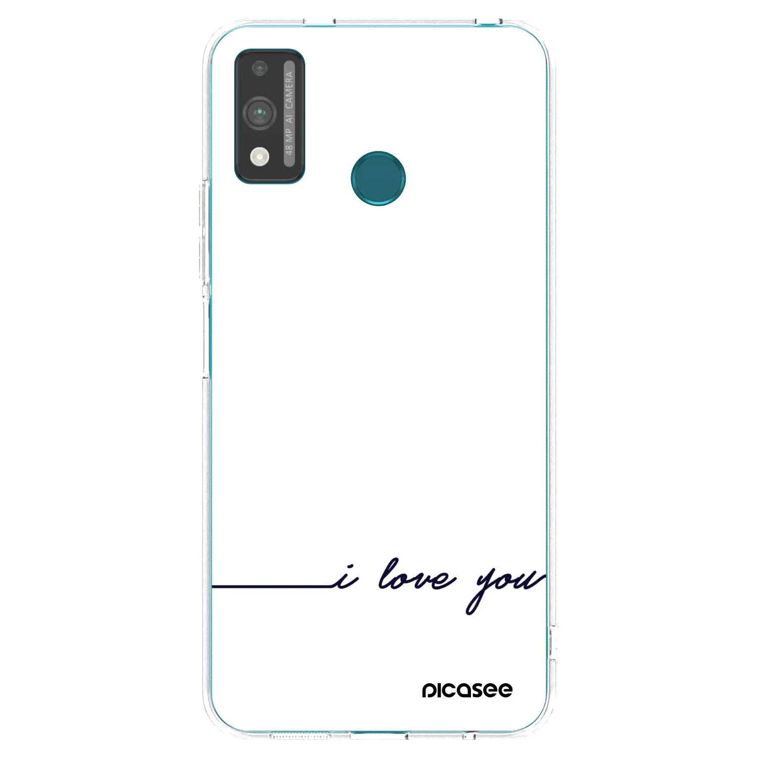 Picasee silikónový prehľadný obal pre Honor 9X Lite - Milujem ťa