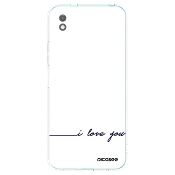 Picasee silikónový čierny obal pre Xiaomi Redmi 9A - Milujem ťa