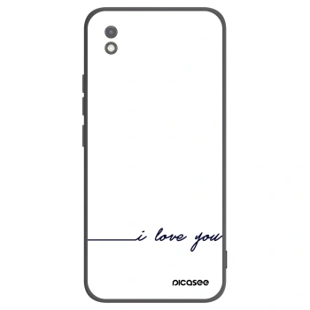 Picasee silikónový čierny obal pre Xiaomi Redmi 9AT - Milujem ťa