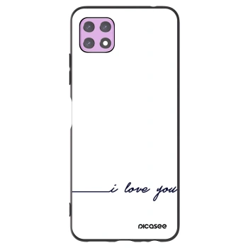 Picasee silikónový čierny obal pre Samsung Galaxy A22 A226B 5G - Milujem ťa