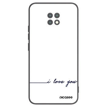 Picasee silikónový čierny obal pre Xiaomi Redmi Note 9T - Milujem ťa