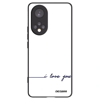 Picasee silikónový čierny obal pre Honor 50 5G - Milujem ťa