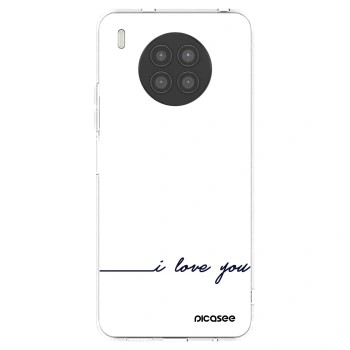 Picasee silikónový prehľadný obal pre Huawei Nova 8i - Milujem ťa