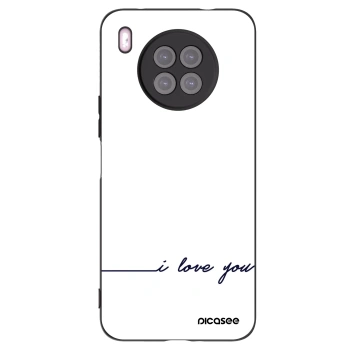 Picasee silikónový čierny obal pre Huawei Nova 8i - Milujem ťa