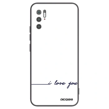 Picasee silikónový čierny obal pre Xiaomi Poco M3 Pro 5G - Milujem ťa