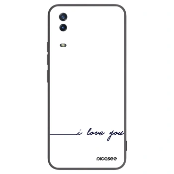 Picasee silikónový čierny obal pre Vivo Y11s - Milujem ťa