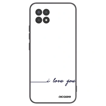 Picasee silikónový čierny obal pre Realme 8i - Milujem ťa