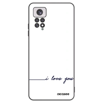 Picasee silikónový čierny obal pre Xiaomi Redmi Note 11 - Milujem ťa