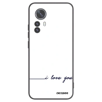 Picasee silikónový čierny obal pre Xiaomi 12 Pro - Milujem ťa
