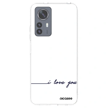 Picasee silikónový prehľadný obal pre Xiaomi 12 Pro - Milujem ťa