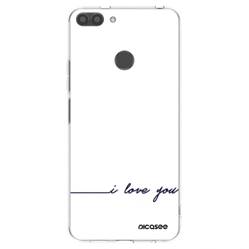 Picasee silikónový prehľadný obal pre Huawei P Smart - Milujem ťa