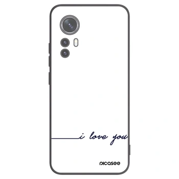 Picasee silikónový čierny obal pre Xiaomi 12X - Milujem ťa