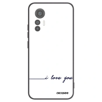 Picasee silikónový čierny obal pre Xiaomi 12 Lite - Milujem ťa