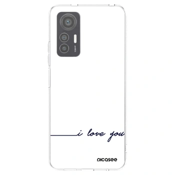 Picasee silikónový prehľadný obal pre Xiaomi 12 Lite - Milujem ťa
