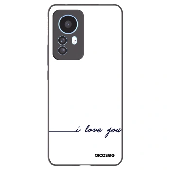 Picasee silikónový čierny obal pre Xiaomi 12T Pro - Milujem ťa