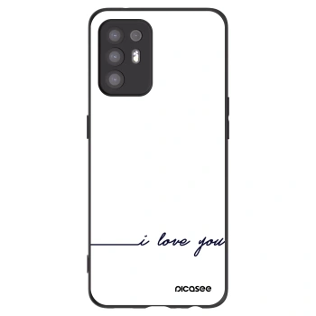 Picasee silikónový čierny obal pre OPPO A94 5G - Milujem ťa