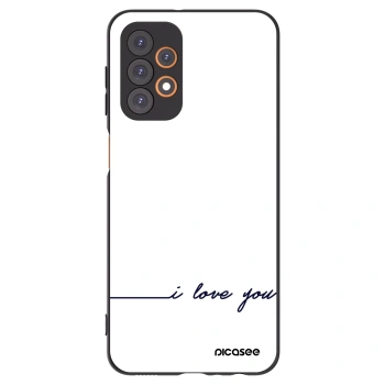 Picasee silikónový čierny obal pre Samsung Galaxy A23 A235F 4G - Milujem ťa
