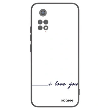 Picasee silikónový čierny obal pre Xiaomi Redmi Note 11S 5G - Milujem ťa