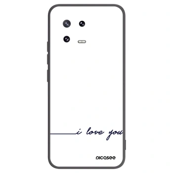 Picasee silikónový čierny obal pre Xiaomi 13 Pro - Milujem ťa