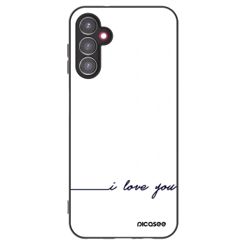 Picasee silikónový čierny obal pre Samsung Galaxy A14 4G A145R - Milujem ťa