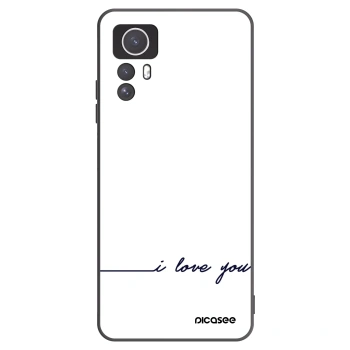 Picasee silikónový čierny obal pre Xiaomi Redmi Note 12S - Milujem ťa