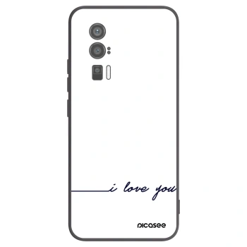 Picasee silikónový čierny obal pre Xiaomi Poco F5 Pro 5G - Milujem ťa