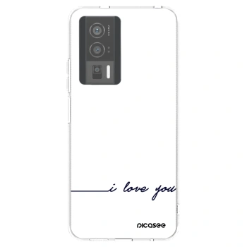 Picasee silikónový prehľadný obal pre Xiaomi Poco F5 Pro 5G - Milujem ťa
