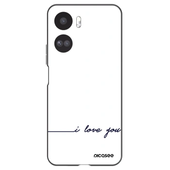Picasee silikónový čierny obal pre Honor 90 Lite 5G - Milujem ťa