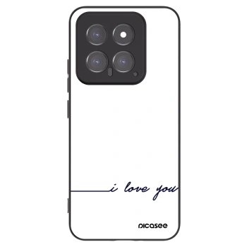 Picasee silikónový čierny obal pre Xiaomi 14 - Milujem ťa