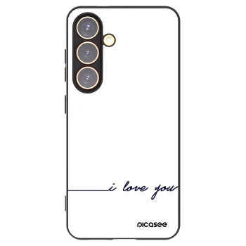 Picasee silikónový čierny obal pre Samsung Galaxy S24 S921B 5G - Milujem ťa