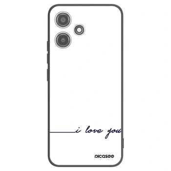 Picasee silikónový čierny obal pre Xiaomi Redmi 12 5G - Milujem ťa