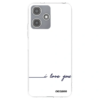 Picasee silikónový prehľadný obal pre Xiaomi Redmi 12 5G - Milujem ťa