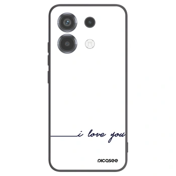 Picasee silikónový čierny obal pre Xiaomi Poco X6 - Milujem ťa
