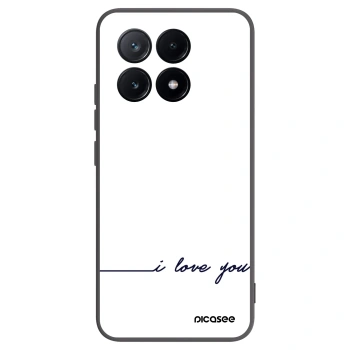 Picasee silikónový čierny obal pre Xiaomi Poco X6 Pro - Milujem ťa