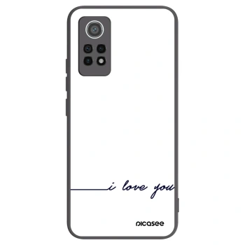 Picasee silikónový čierny obal pre Xiaomi Redmi Note 12 Pro 4G - Milujem ťa