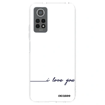 Picasee silikónový prehľadný obal pre Xiaomi Redmi Note 12 Pro 4G - Milujem ťa