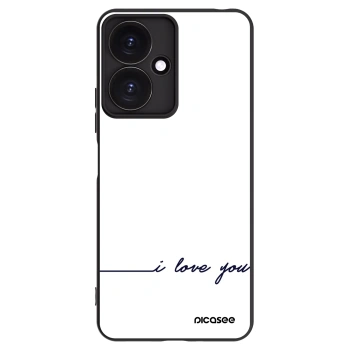 Picasee silikónový čierny obal pre Xiaomi Redmi 13C 5G - Milujem ťa