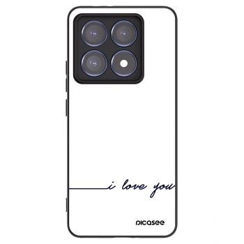 Picasee silikónový čierny obal pre Xiaomi 14T Pro - Milujem ťa