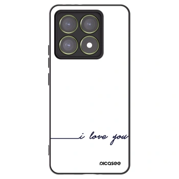 Picasee silikónový čierny obal pre Xiaomi 14T - Milujem ťa