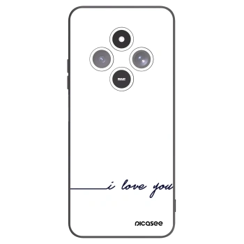 Picasee silikónový čierny obal pre Xiaomi Redmi 14C - Milujem ťa
