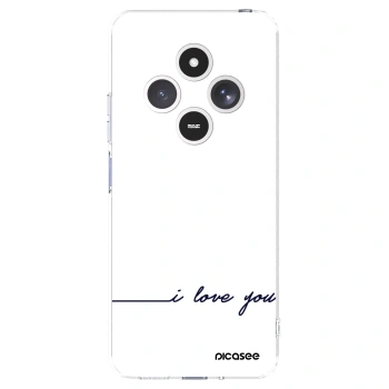 Picasee silikónový prehľadný obal pre Xiaomi Redmi 14C - Milujem ťa